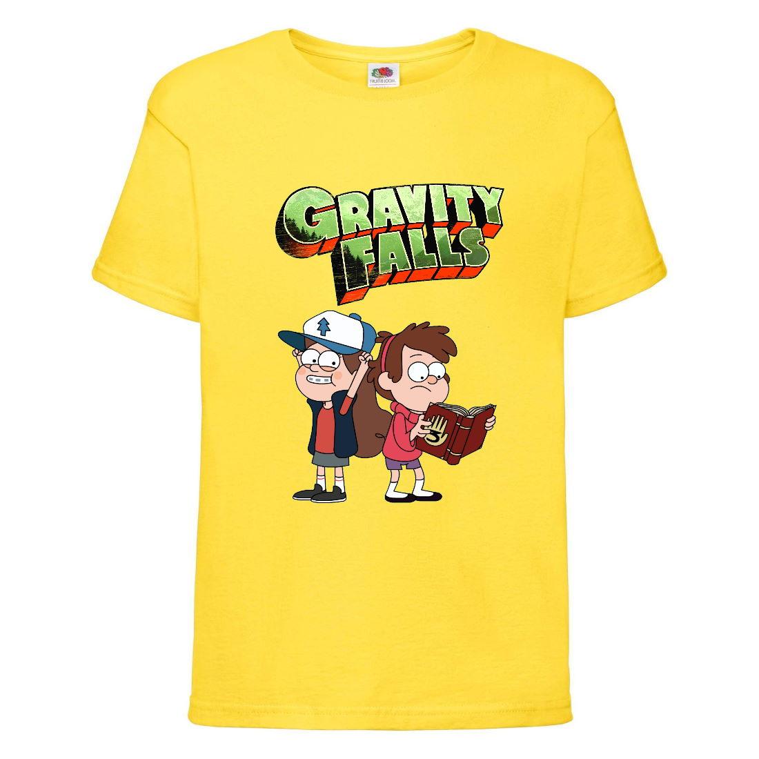 

Футболка детская Гравити Фолз (Gravity Falls) желтая (GF yl-01)