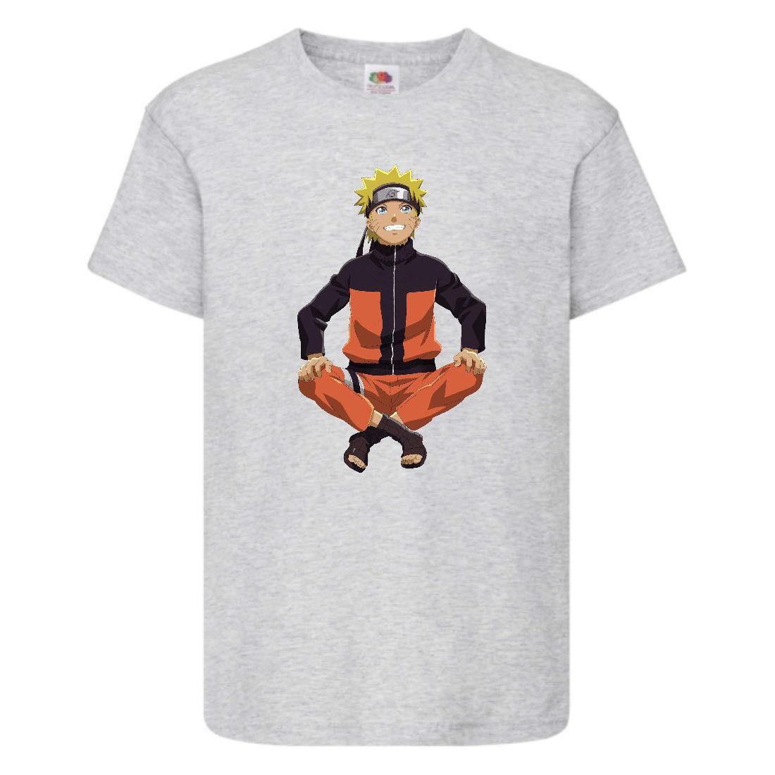 

Футболка Наруто (Naruto - 0033) серая 104-116-128-140-152-164 размер