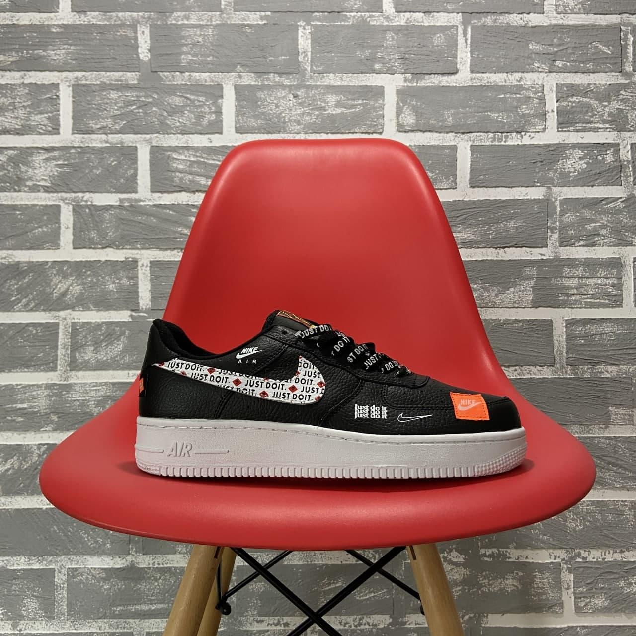 

Мужские Кроссовки Nike Air Force 1 Low Just Do It Black / Найк Аир Форс 1 Лоу Джаст Ду Ит Черные, Черный