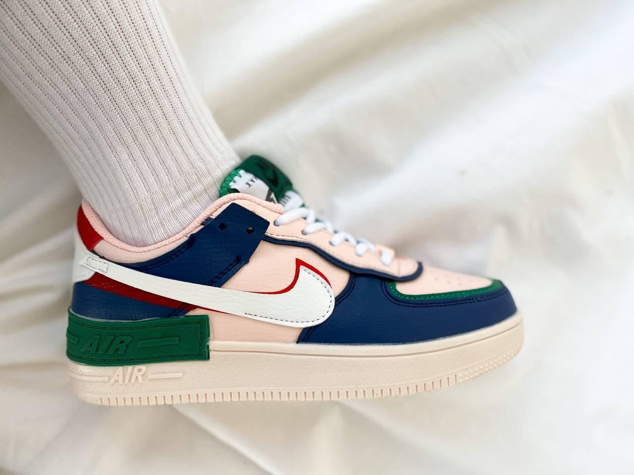

Женские кроссовки Nike Air Force Shadow Blue Pink / Найк Аир Форс Шадоу Синие Розовые 39, Разные цвета