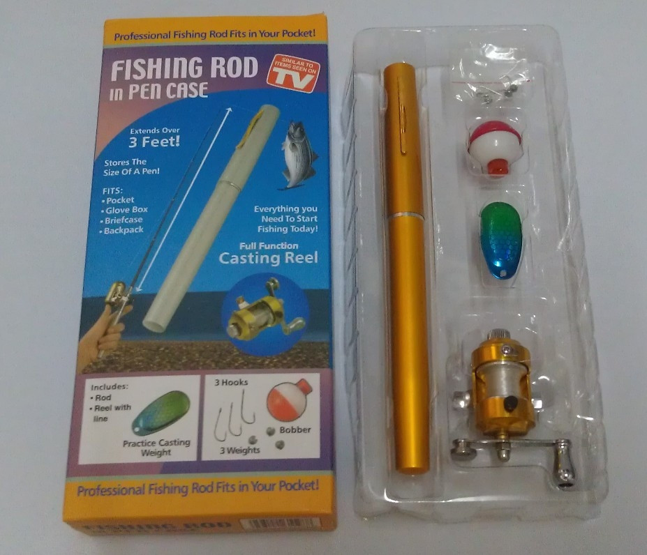 

Удочка мини в форме ручки FISHING ROD IN PEN CAS