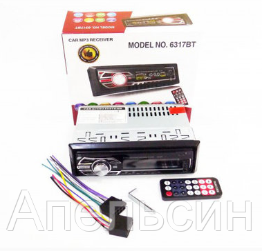 

Автомагнитола 1DIN MP3-6317BT RGB/Bluetooth / Автомобильная магнитола / RGB панель + пульт управления