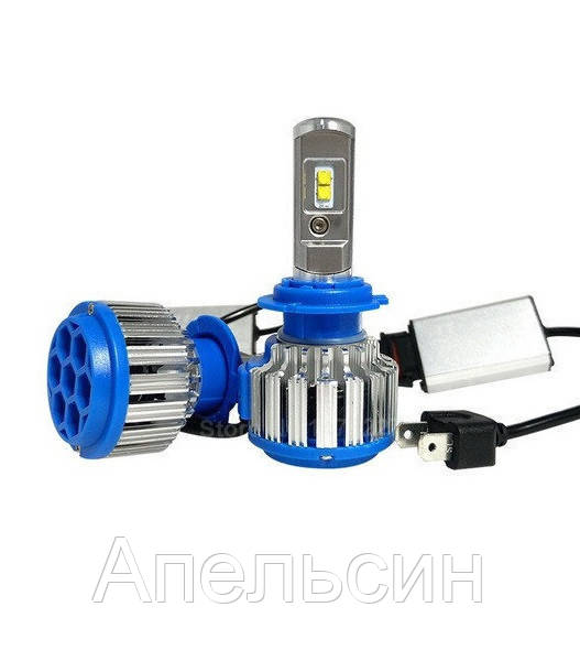 

Cветодиодные LED COB лампы T1 H7 6000к 35W Ксенон