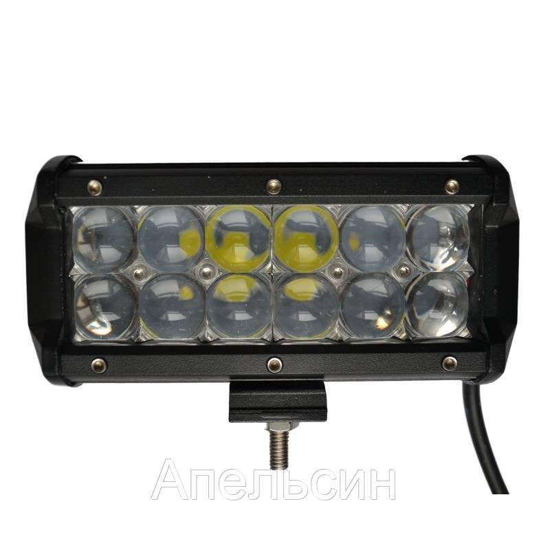 

Автофара на крышу светодиодная 5D-36W-SPOT 12 LED, Черный