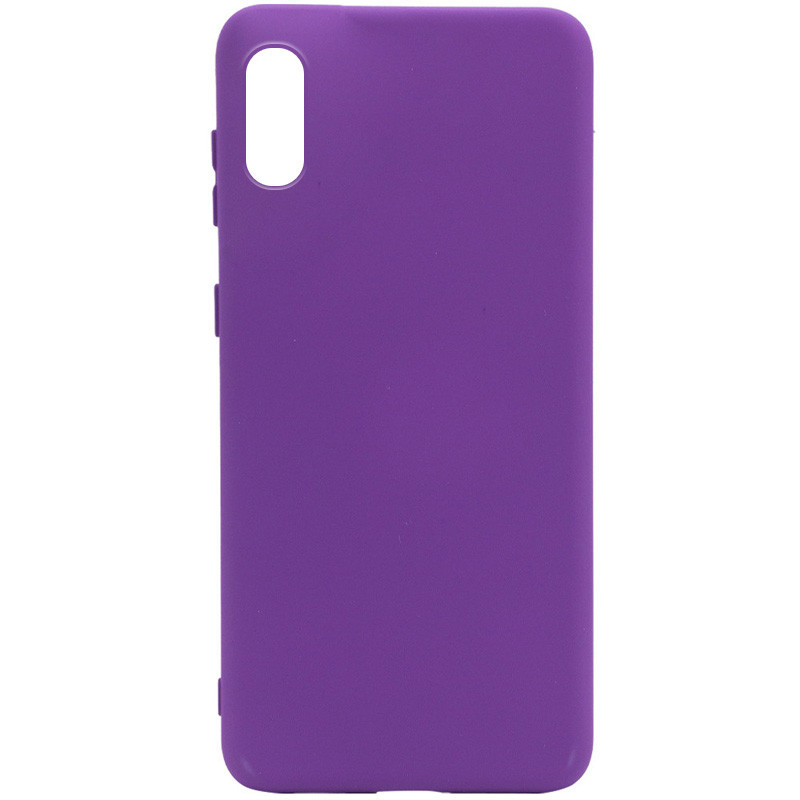 

Чехол Silicone Cover Full without Logo (A) для Samsung Galaxy A02, Фиолетовый / purple