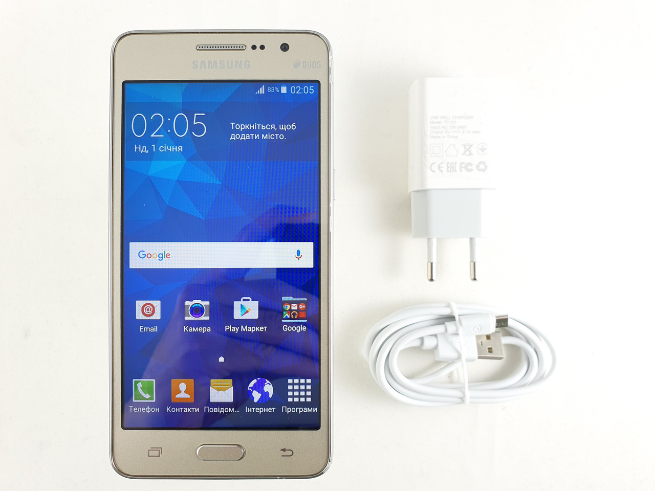 

Samsung Galaxy Grand Prime (SM-G531H) Duos 1/8GB Gold Grade C, Золотистый