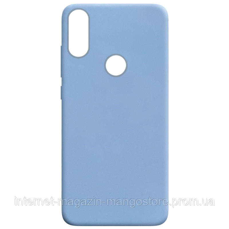 

Силиконовый чехол Candy для Huawei P Smart+ 2019, Голубой / lilac blue
