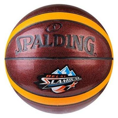 

Мяч баскетбольный Spalding 7 PU неон SlumDunk оранжевый SKL11-282483