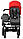 Коляска 2в1 Bugaboo Donkey 3 Mono ALU/GREY MELANGE-RED, сірий меланж з червоним каптуром, фото 2