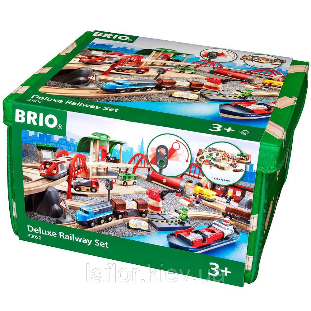 

Большая деревянная детская железная дорога ТМ Brio Deluxe