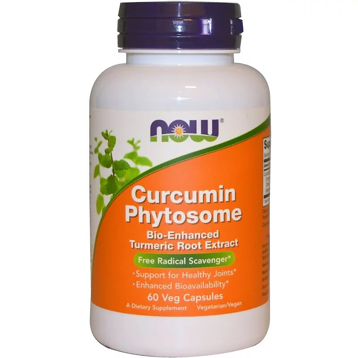 

Фитосома куркумина, Now Foods, Curcumin Phytosome, 60 растительных капсул