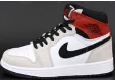 

Женские Кроссовки Nike Air Jordan 1 Retro White Grey Red / Найк Аир Джордан 1 Ретро Белый Серый Красный 37, Разные цвета