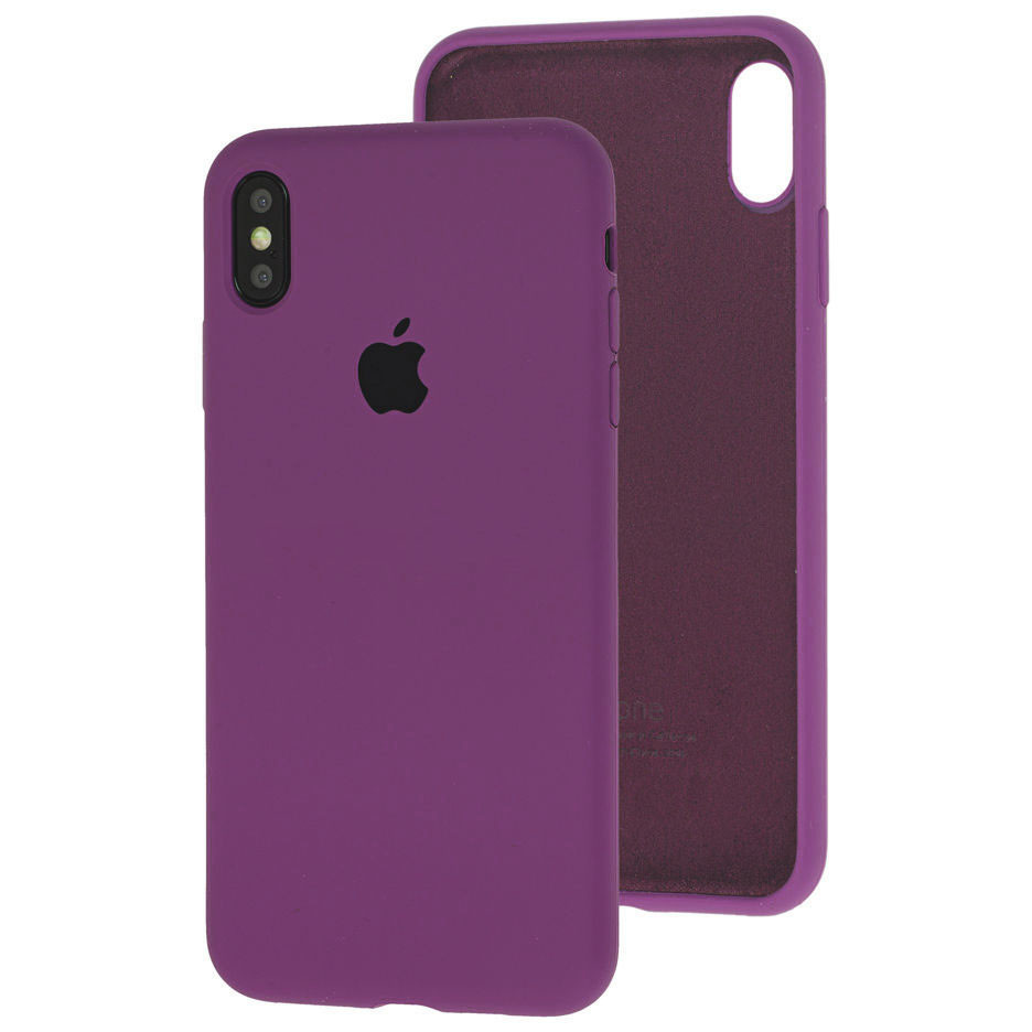 

Чехол Silicone Case для Apple iPhone Xs Max Marsala