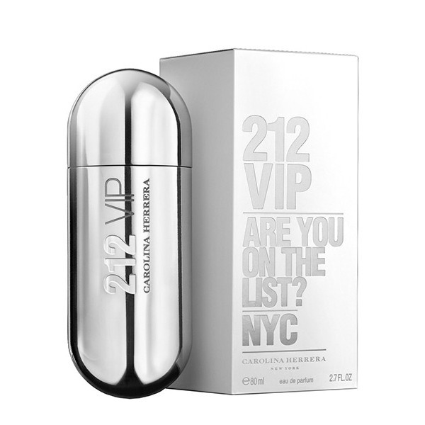 

Carolina Herrera 212 VIP Women Silver edp 80ml (лиц.)