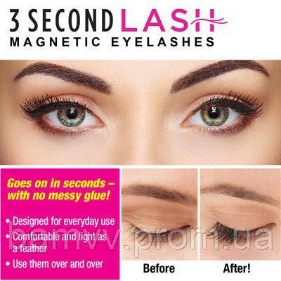 

Магнитные ресницы 3 second lash, Black