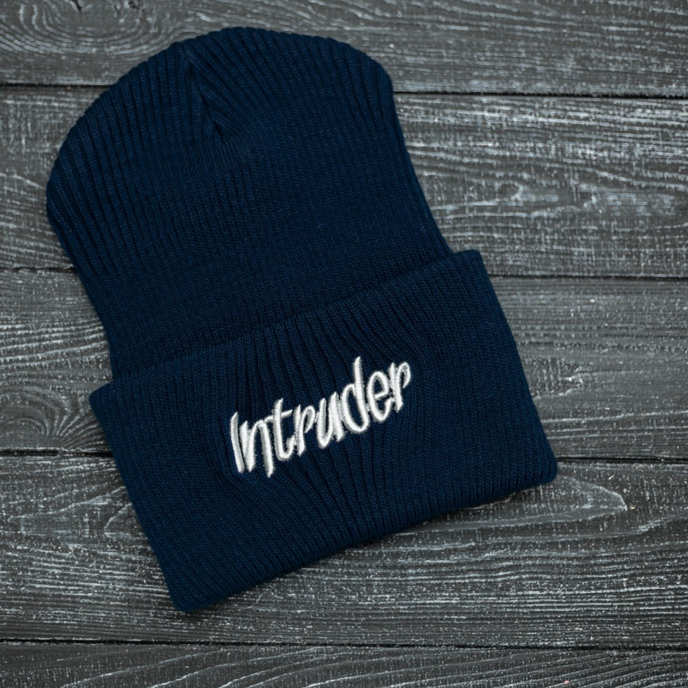 

Шапка " Intruder " синяя big logo, Синий