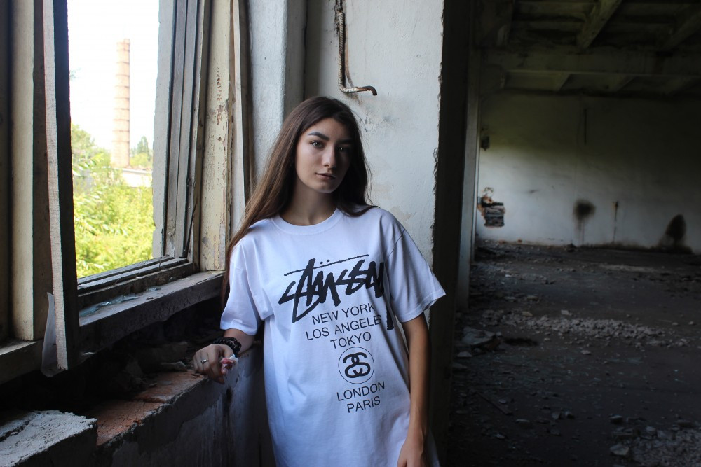 

Белая футболка Stussy, Белый