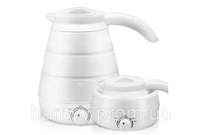 

Дорожный силиконовый электрический складной чайник Elecreic Kettle(W-013)