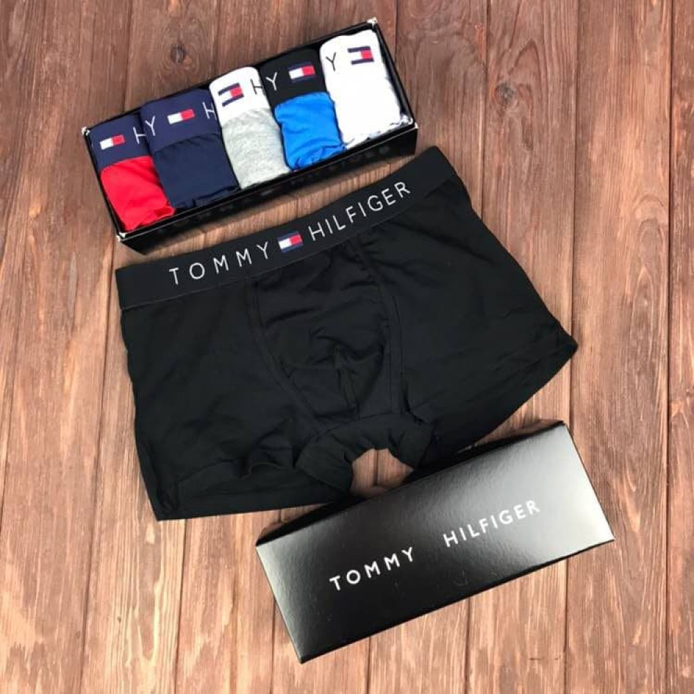 

Набор мужских трусов Tommy Hilfiger Чёрный, Серый, Белый, Голубой, Красный XXL, Черный;белый;красный;голубой;серый