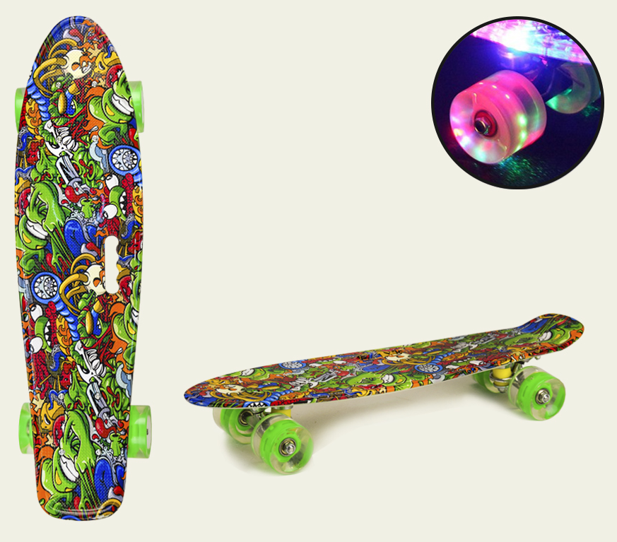 

Пенни борд Penny Board SC20428 22" 56*15 см колеса PU свет