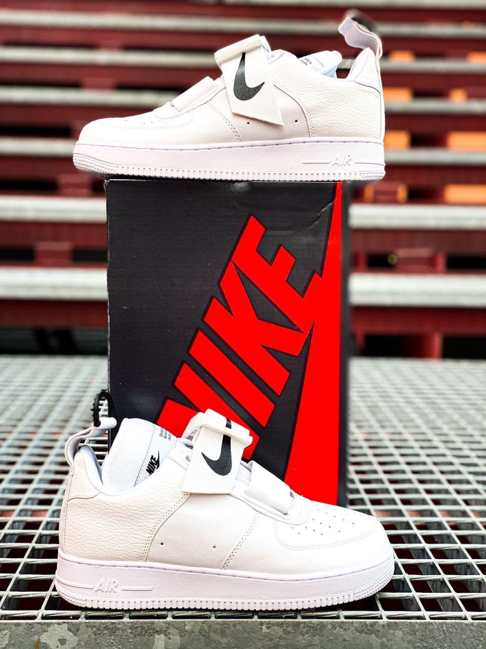 

Мужские кроссовки Nike Air Force 1 Utility White / Найк Аир Форс 1 Ютилити Белые, Белый