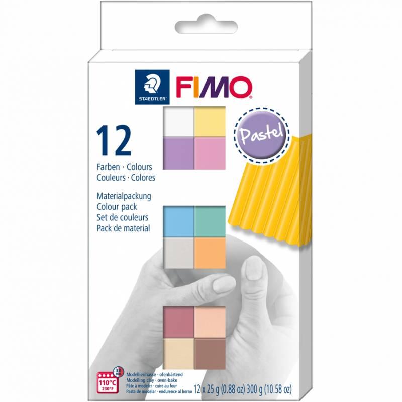 

Набор пластики "Pastel Colours", 12х25гр, Fimo~#~Набір пластики “Pastel Colours“, 12х25гр, Fimo~#~Colour Pack