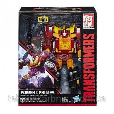 

Трансф. 4в1 Родимус Прайм, Хот Род 23см, Rodimus,Hot Rod,Power of the Primes,Leader Class,Hasbro SKL14-143253