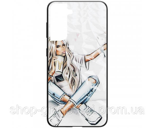 

TPU+PC чехол Prisma Ladies для Samsung Galaxy S21+, Selfie