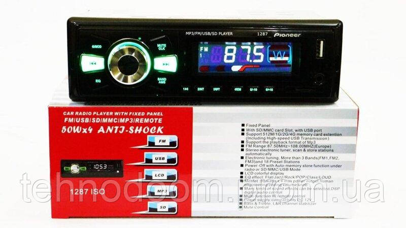 

Автомагнітола Pioneer 1287 MP3 (НЕ знімна панель)
