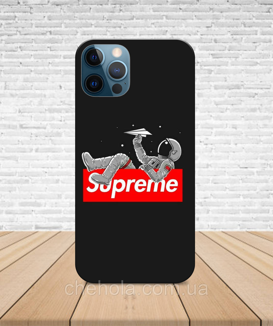 

Матовый Чехол iPhone 12 Pro Max / 12 MINI В стиле Supreme с принтом