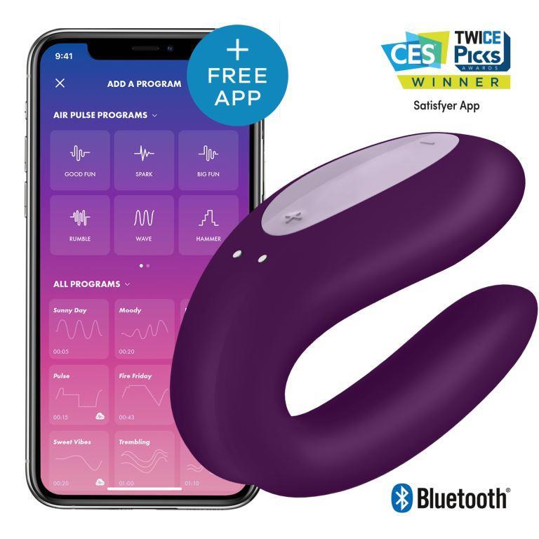 

Вібратор - Satisfyer Double Joy Violet