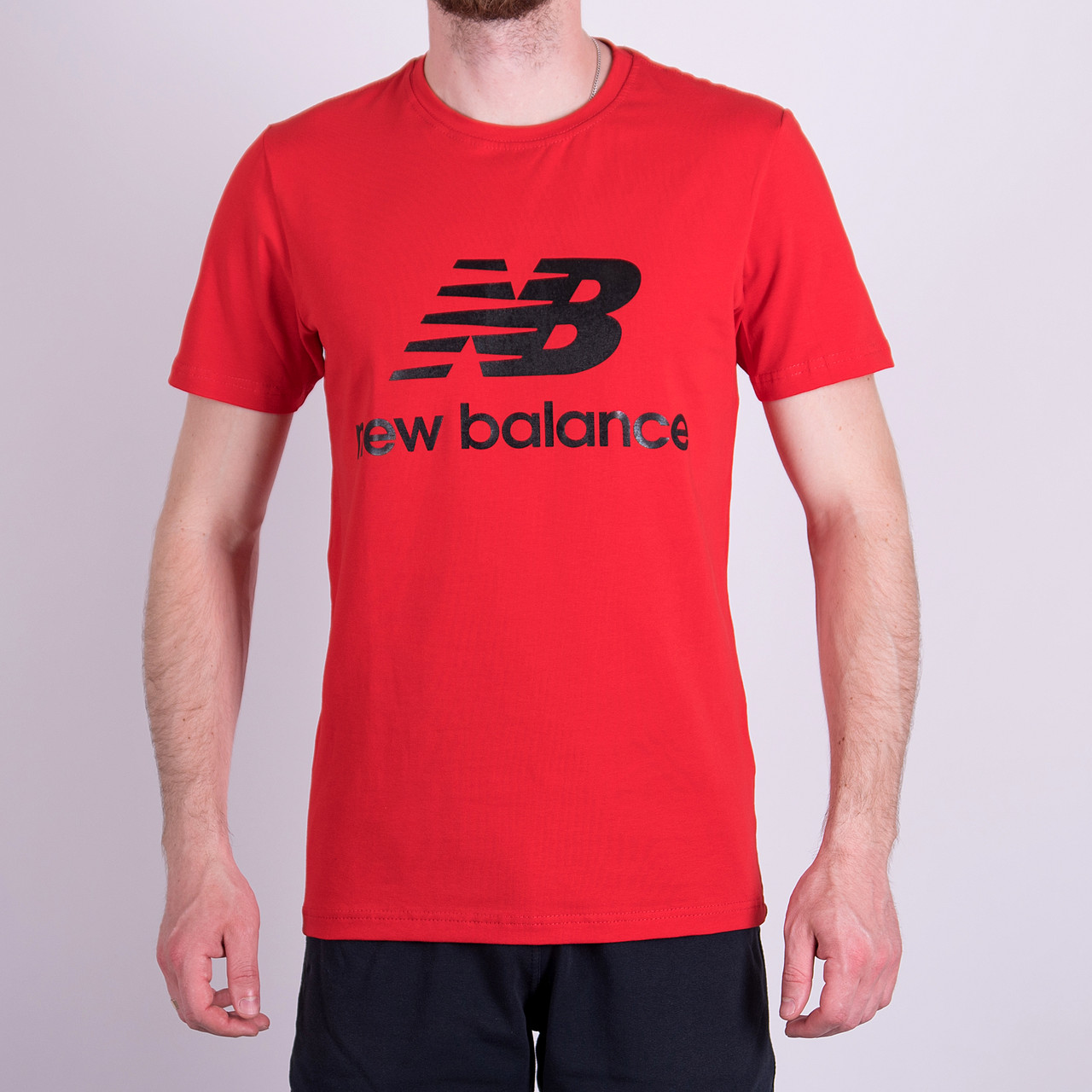 

Мужская футболка с принтом NEW Balance, цвета в ассортименте, размеры S-XL