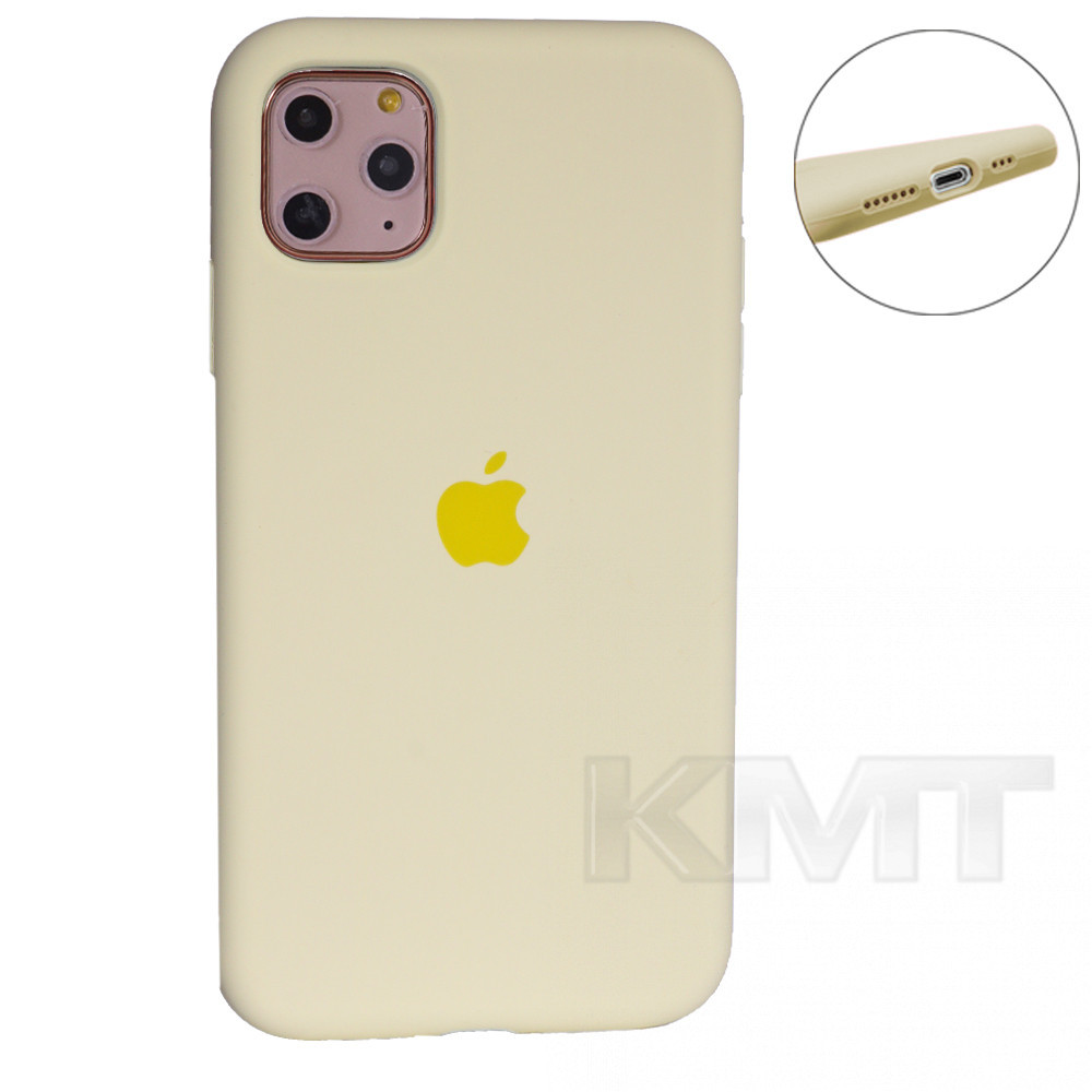 

Original Silicone Case Full Size — iPhone 11 Pro — Mellow Yellow (51