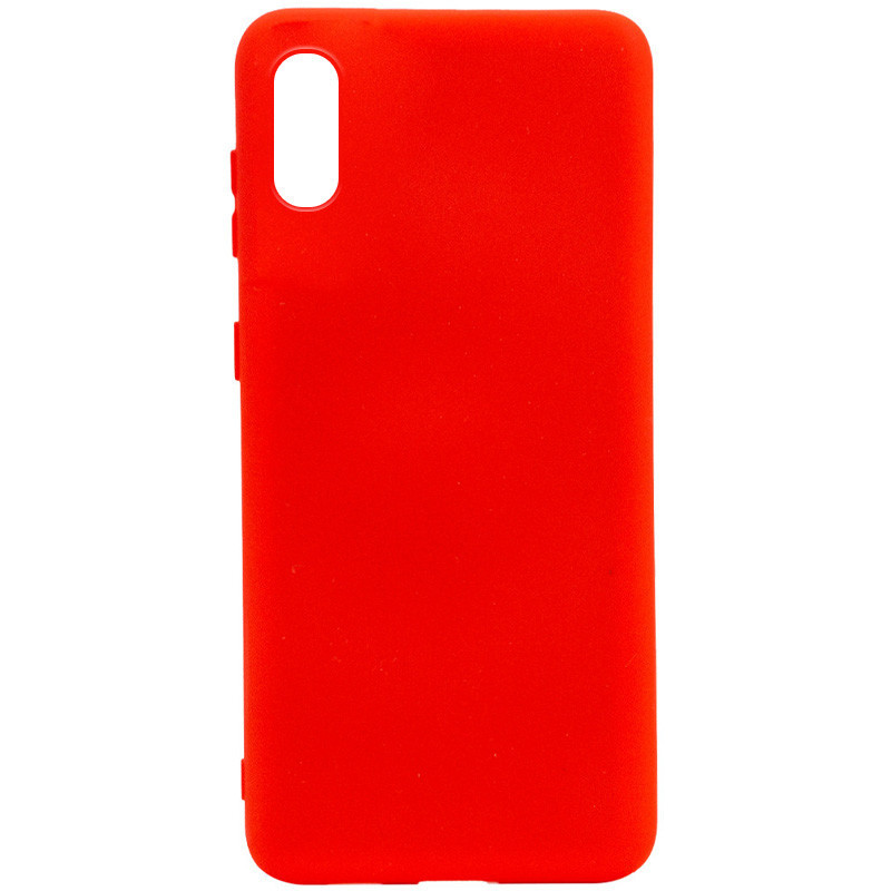 

Чехол Silicone Cover Full without Logo (A) для Samsung Galaxy A02, Красный / red