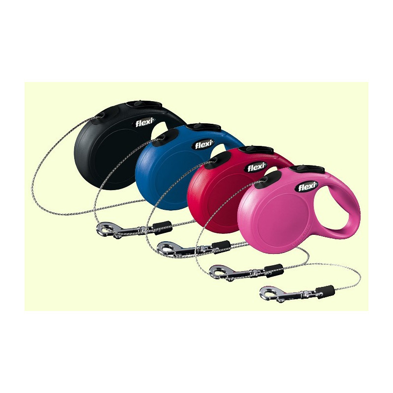 

Flexi Classic XS Поводок длина 3 м для собак до 8 кг (трос), Синий