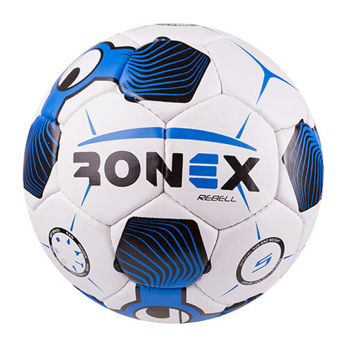 Мяч футбольный Grippy Ronex-UHL, голубой.