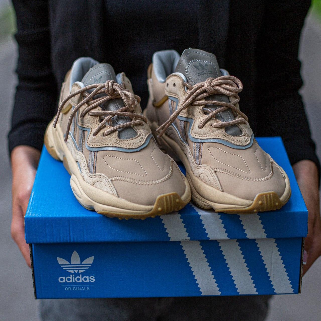 

Мужские кроссовки Adidas Ozweego Beige / Адидас Озвего Бежевые 44, Бежевый