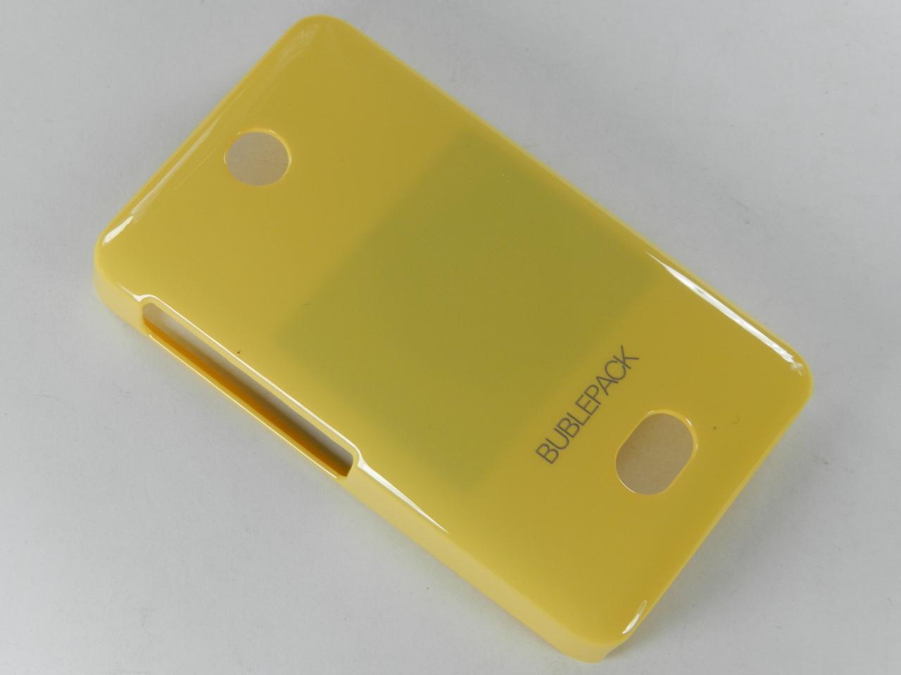 пластиковый чехол на Nokia Asha 501 желтый