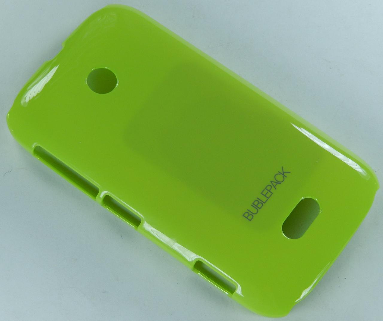 пластиковый чехол на Nokia Asha 510 зеленый