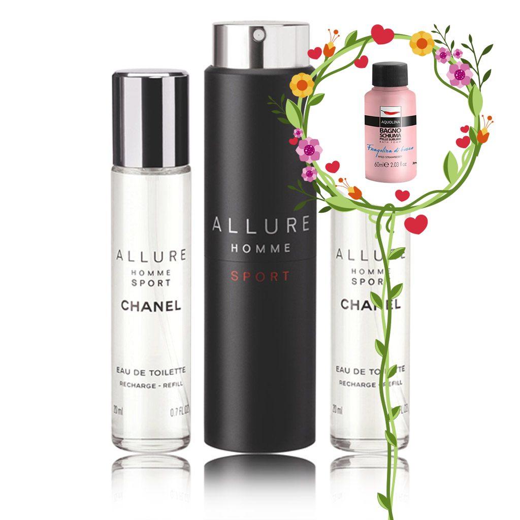 

Мужская парфюмерия CHANEL ALLURE HOMME SPORT EDT SPRAY 20ML + 2X20ML REFILL (3145891238006)