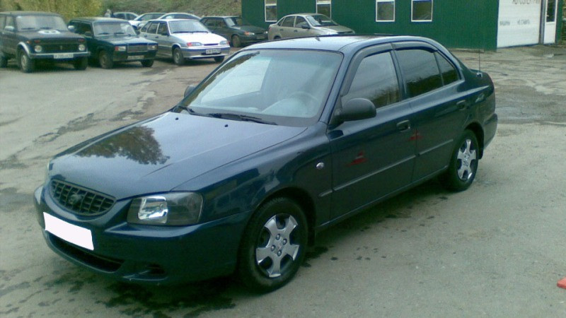 

Дефлекторы окон (ветровики) HYUNDAI Accent/Tagaz 1999-2005/2001