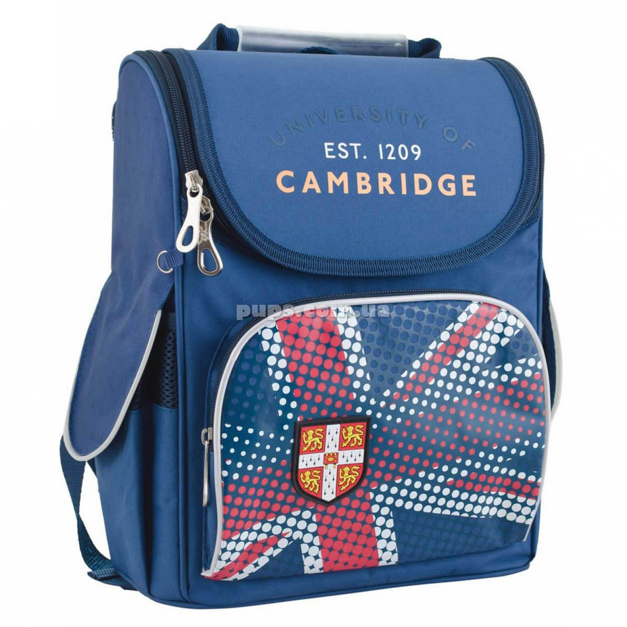 

Рюкзак школьный каркасный YES H-11 Cambridge blue (553304), Синий