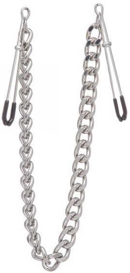 

Затискачі на соски Nipple play пінцети Chain Heavy Metall