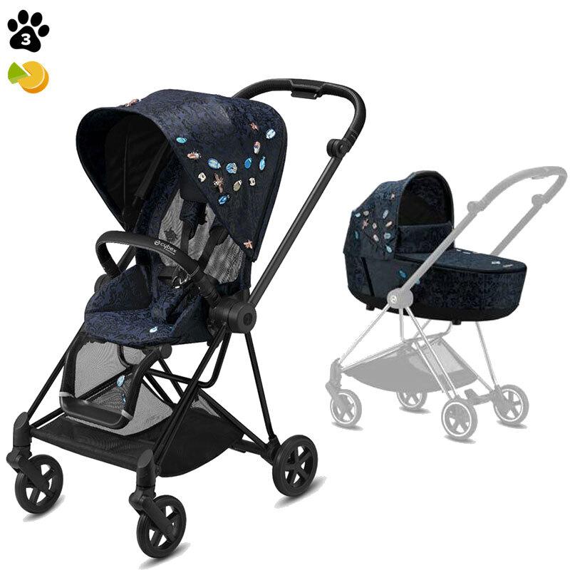 

Коляска Cybex Mios 2 в 1 Jewels of Nature шасси Matt Black