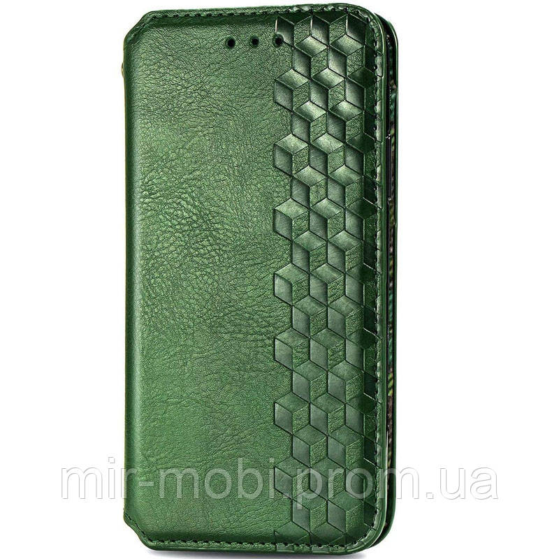 

Кожаный чехол книжка GETMAN Cubic (PU) для Xiaomi Redmi Note 9s / Note 9 Pro / Note 9 Pro Max, Зеленый