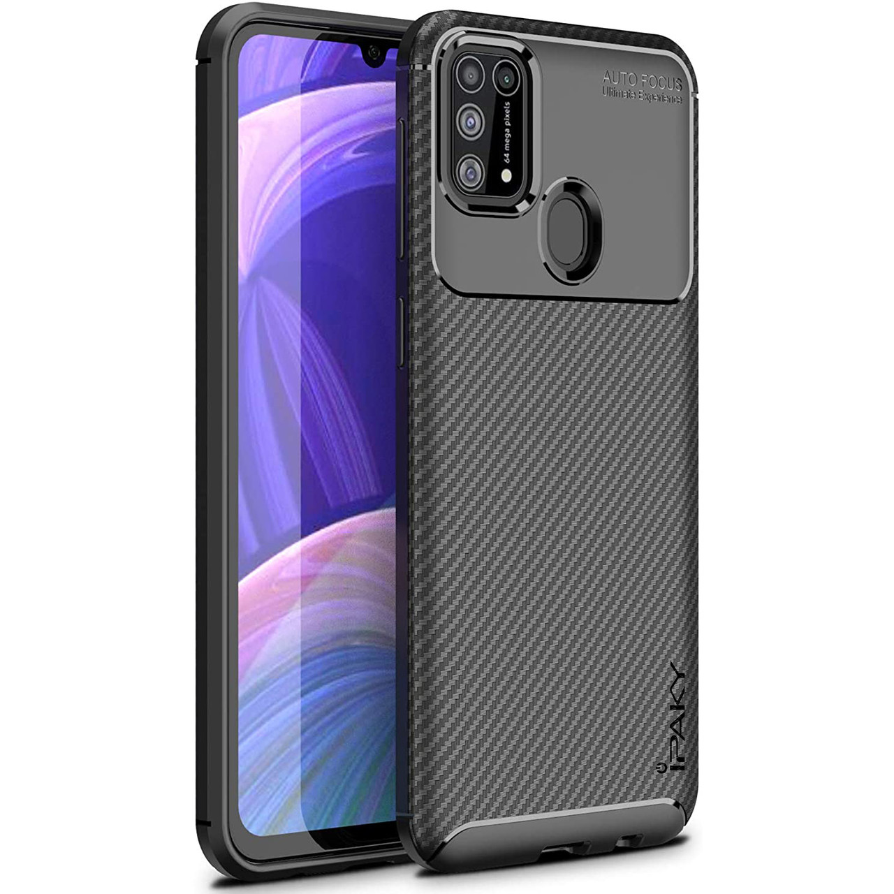 

TPU чехол iPaky Kaisy Series для Samsung Galaxy M31, Черный