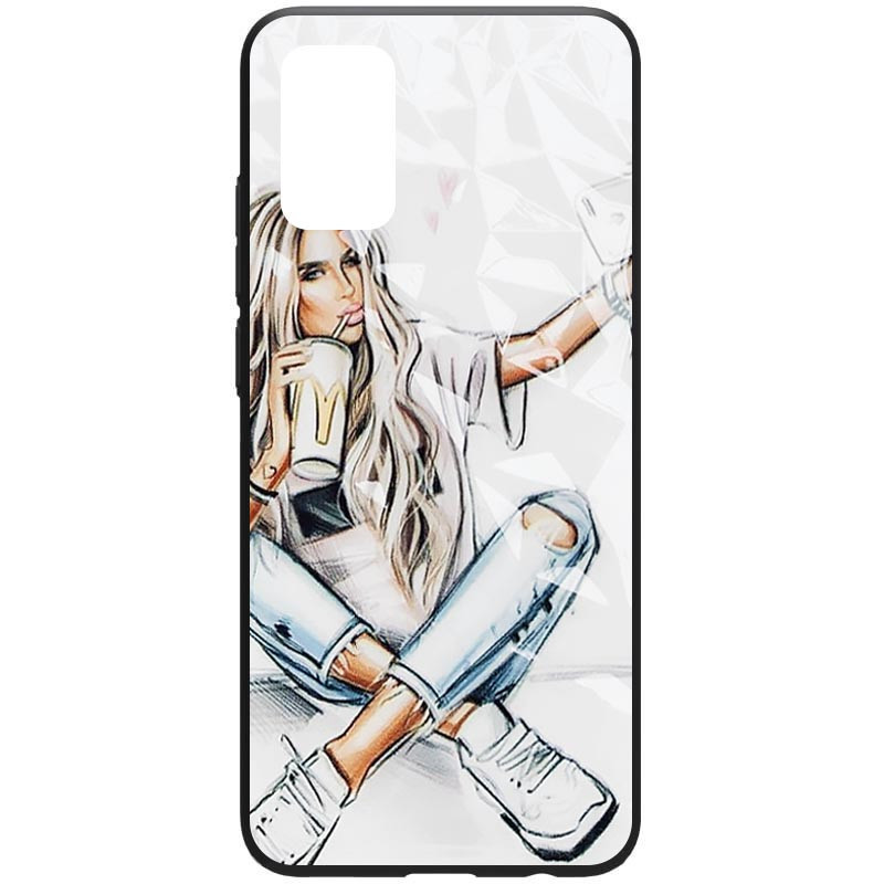 

TPU+PC чехол Prisma Ladies для Samsung Galaxy A02s, Selfie