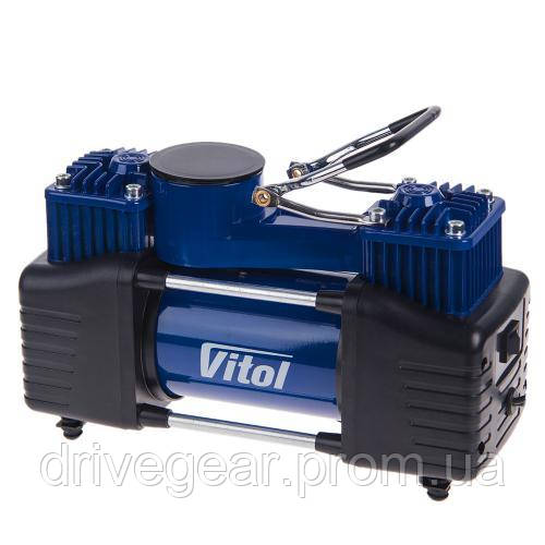 

Компрессор "ViTOL" K-72 150psi/25Amp/90л/2 цилиндра/шланг 5,0м с дефлятором/клеммы (K-72)