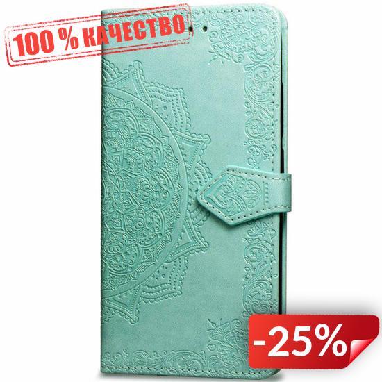 

Кожаный чехол-книжка Epik Art Case с визитницей для Xiaomi Redmi 8a Бирюзовый (784304)