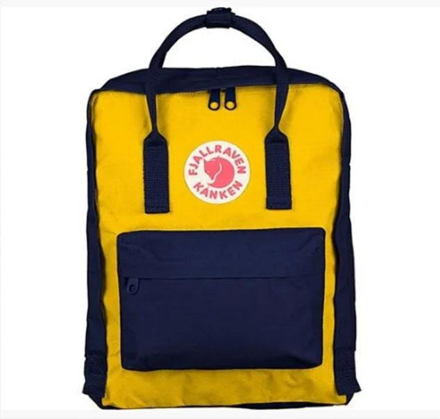 

Рюкзак Fjallraven Kanken Classic 16 л Желто-синий Реплика (VD193005912)